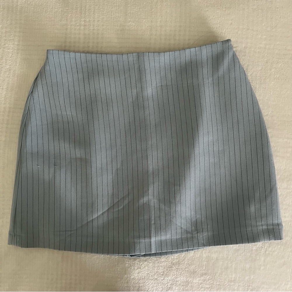 Abercrombie & Fitch Light Blue Mini Skort